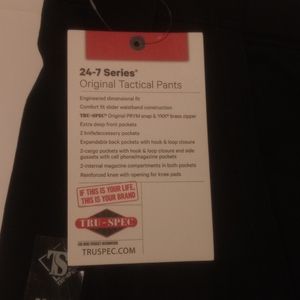 Tru-spec 24-7 black tactical cargo